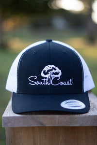 South Coast Black/White Trucker Hat