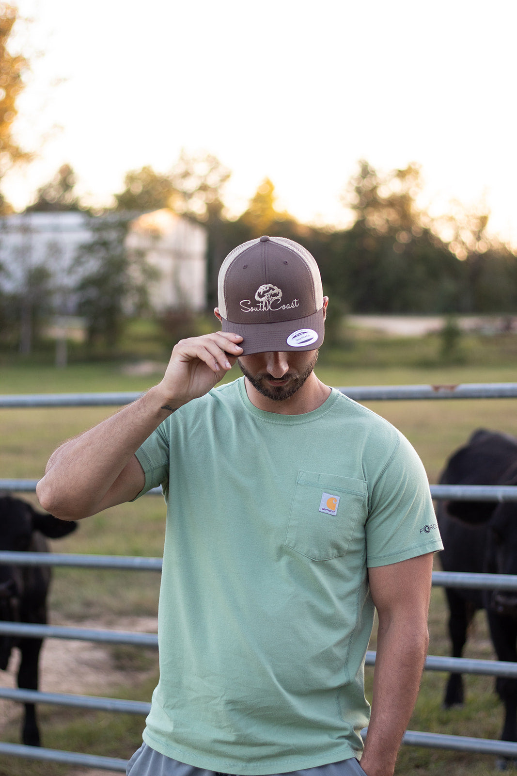 South Coast Brown/Khaki Trucker Hat