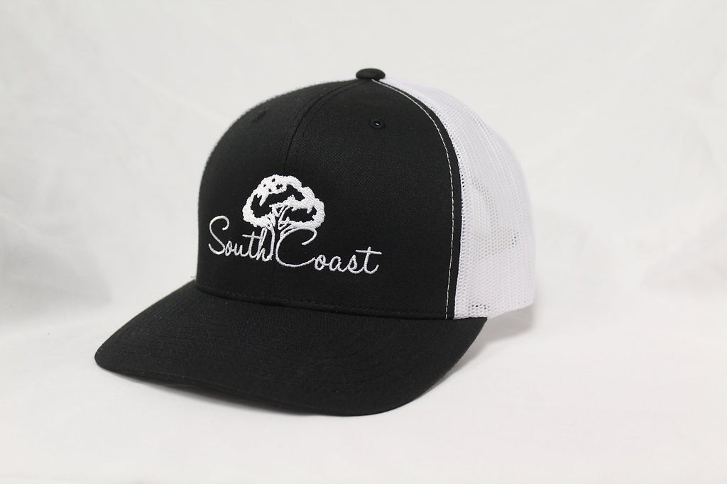 South Coast Black/White Trucker Hat